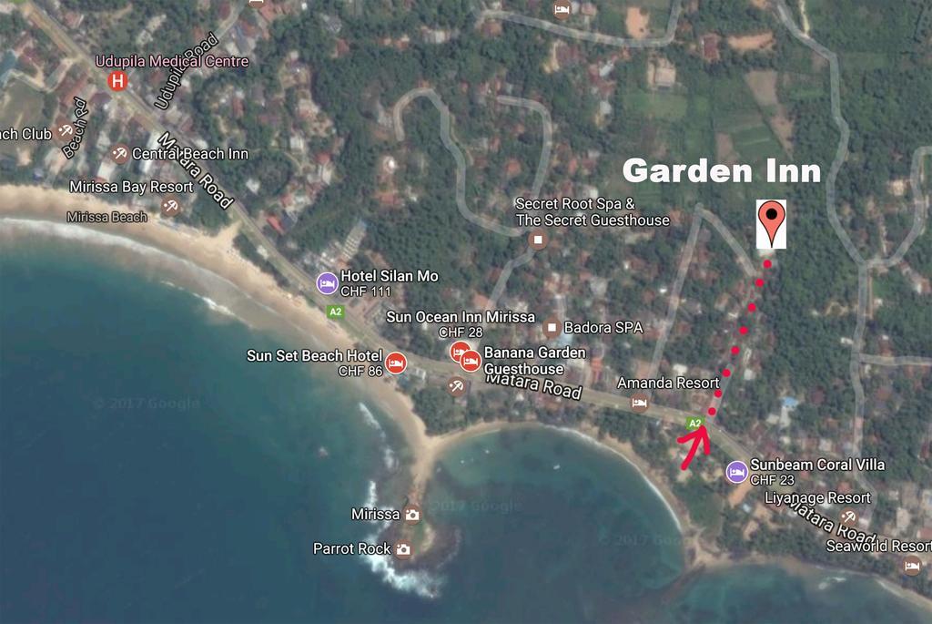 מיריסה Garden Inn מראה חיצוני תמונה